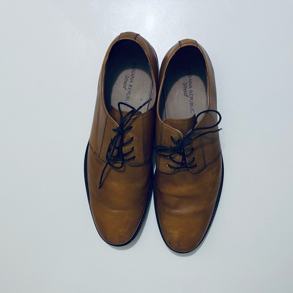 Banana Republic Italian Leather Oxford Ortholite Brown Lace Up, Men’s Size 11 - Picture 7 of 16